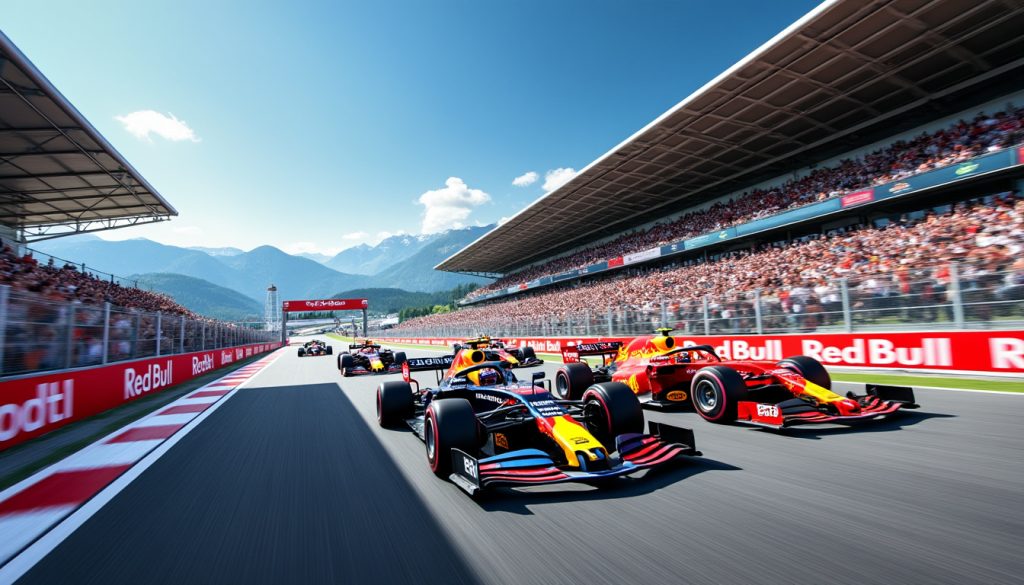 suivez en direct le grand prix d’autriche de formule 1 et vivez chaque moment palpitant de la course en temps réel avec les dernières réactions, classements et analyses.