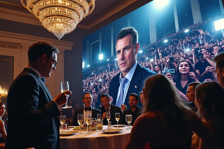 découvrez les coulisses de la campagne présidentielle 2027 avec jordan bar : entre soirées somptueuses, incidents controversés et un décalage inquiétant avec les attentes du public.