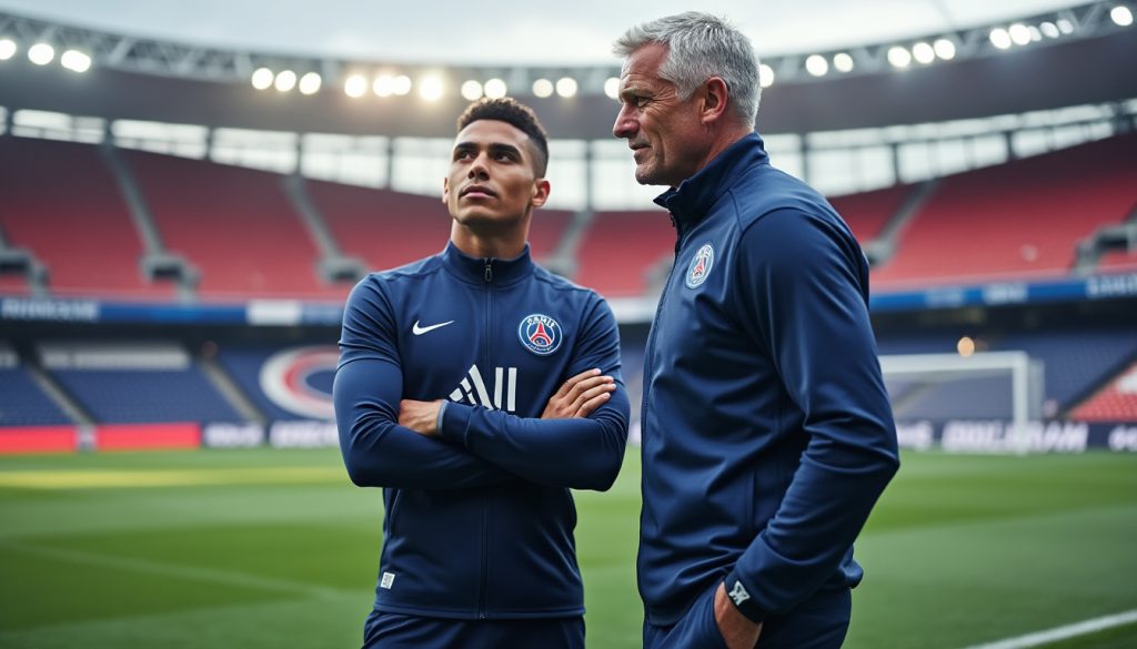 un jeune talent soutenu par deschamps espère recevoir une offre du psg pour concrétiser son avenir footballistique.