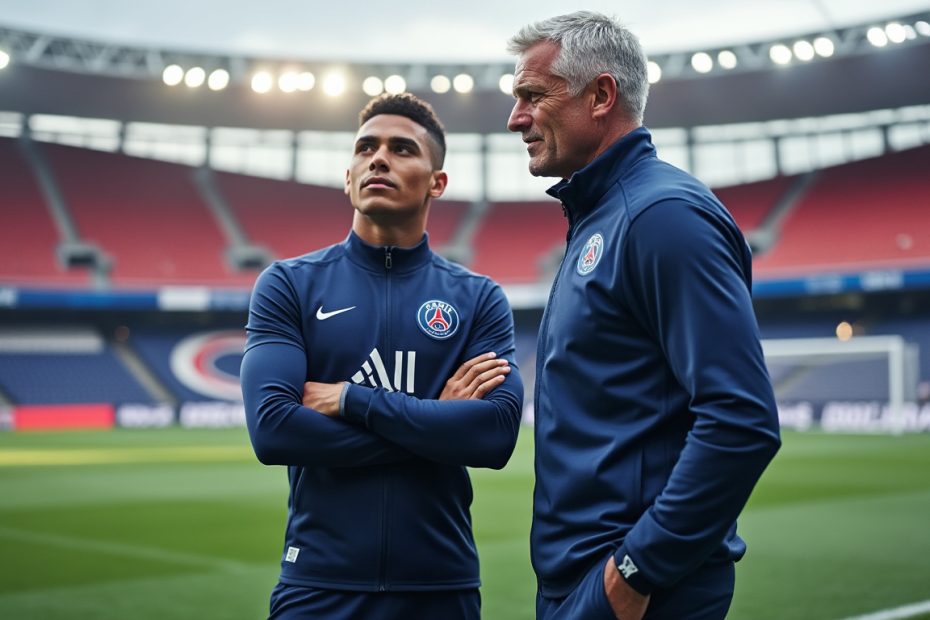 un jeune talent soutenu par deschamps espère recevoir une offre du psg pour concrétiser son avenir footballistique.