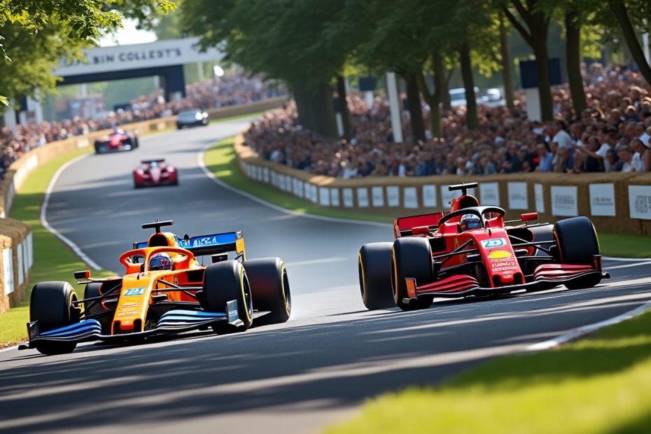 suivez en direct le festival of speed de goodwood 2026 avec lando norris, kimi antonelli, ferrari et mclaren en piste pour un spectacle automobile exceptionnel.