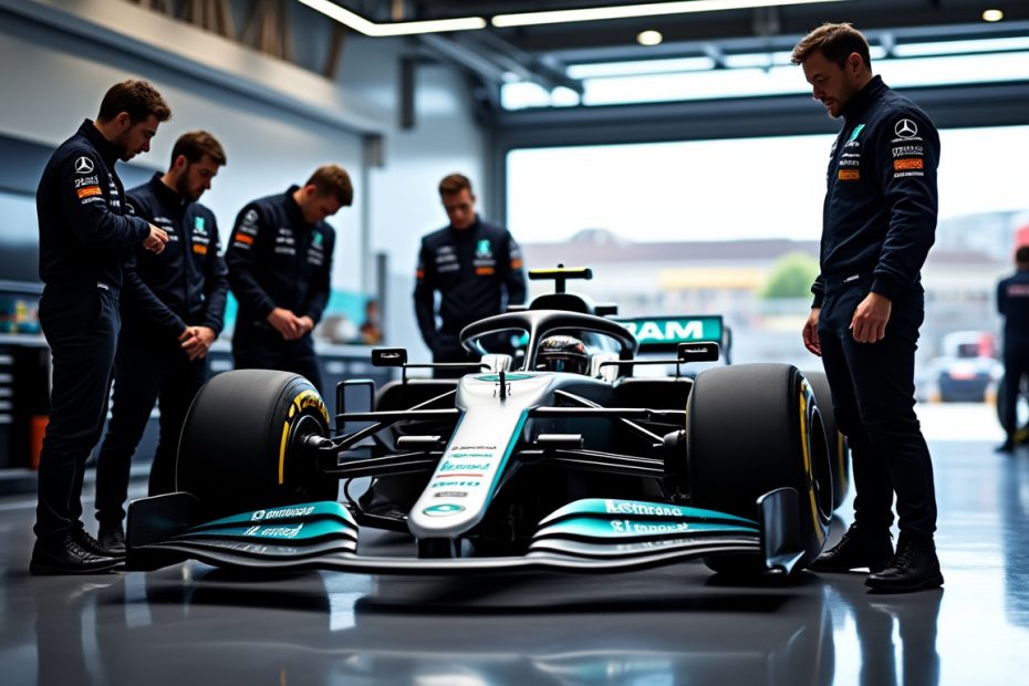 mercedes revoit sa stratégie en formule 1 et revient sur les choix techniques de la monoplace de george russell.