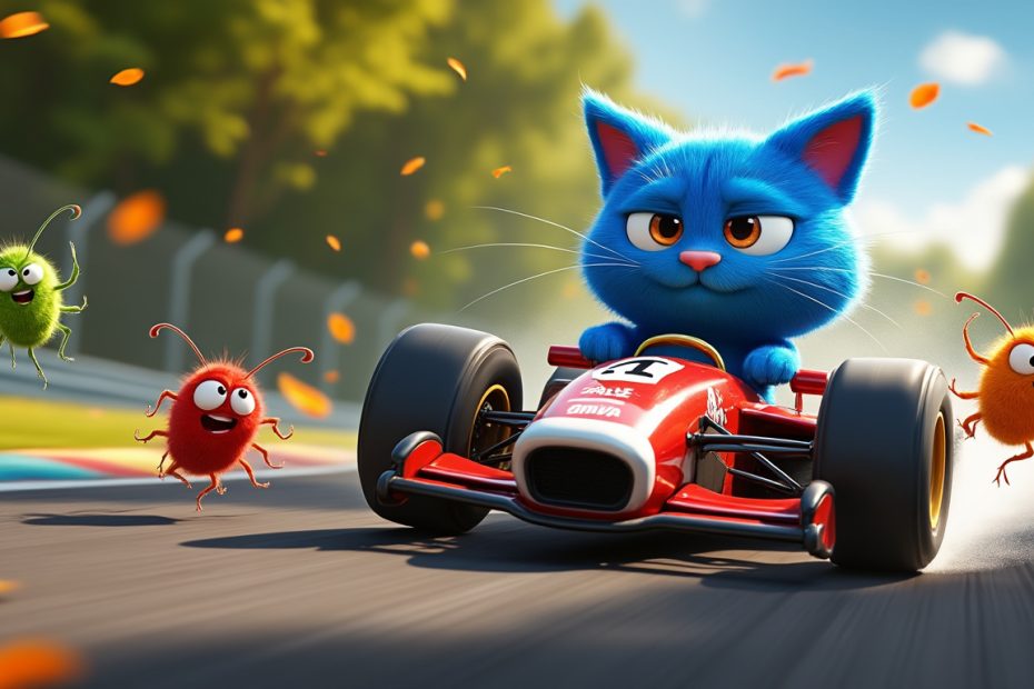 découvrez le résumé de « formule 1 », saison 3, épisode 36 d’oggy et les cafards : une course pleine de rebondissements attend oggy et ses turbulents voisins.